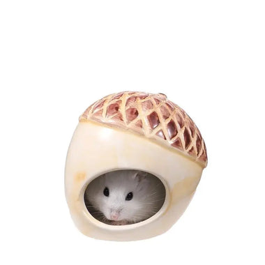 Pottery Hamster House Pet Bed Hideout Hut Hamster Gerbil Hamster House Guinea Pig Nest Sleeping Bed Ceramic House