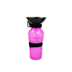 500ml Outdoor Portable Pet Dog Cat Water Bottle Extrusion Large Dog Travel Water Cup Drinking Water Feeder Bowl for Pet