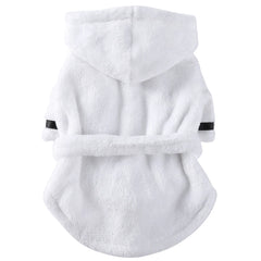 Dog Bath Robe After Bath, Quick Dry Absorbent Towel Robe with Belt for Small Medium Dogs Cats, Post Bath Drying Pet Accessories