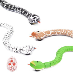 Interactive Cat Toys Realistic Simulation RC Remote Control Snake Toy Moving Electric Tricky Snake Cat Toys For Indoor Cats Dogs