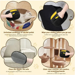 Pet Grooming equipment Gloves Deshedding Glove pet hair remover glove for Dog Cat Rabbit Accessories with Long/Short/Curly Hair