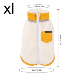 Pet Dog Clothes Autumn Winter Warm Fleece Vest Jacket For Small Medium Dogs Chihuahua French Bulldog Pug Clothing Coat