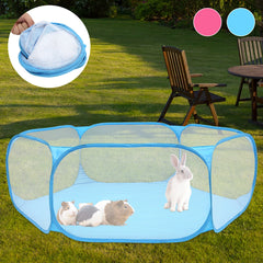 Portable Pet Playpen Cat Dog Cage Tent Playpen Folding Fence For Hamster Hedgehog Small Animals Breathable Puppy Outdoor Pet Hot