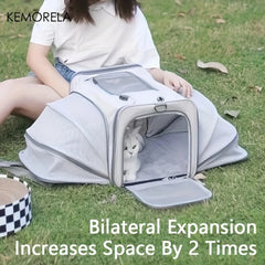 Pet Carriers Backpack Portable Breathable Foldable Shoulder Bag Cat Dog Carrier Bags Outgoing Travel Pets Handbag Transport Bag