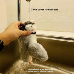 Electric Bird Teasing Cat Toy Interactive Simulation Bird Plush Toy Pet Kitten Teasing Toys for cats and kittens to practice