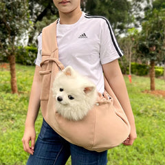 Outdoor Pet Carrier Bag Adjustable Crossbody Shoulder Strap Pet Crossbody Shoulder Bag Portable Pet Bag Pet Carrying Supplies