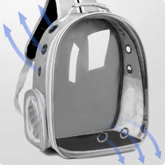 Cat Carrying Bag Space Pet Backpack Breathable Portable Transparent Backpack Puppy Dog Transport Carrier Space Capsule Bag Pets