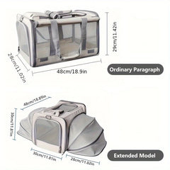 Pet Carriers Backpack Portable Breathable Foldable Shoulder Bag Cat Dog Carrier Bags Outgoing Travel Pets Handbag Transport Bag