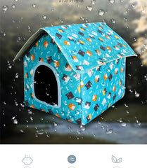 Water-resistant Foldable and Detachable Pet House Ideal for Cats Dogs in Outdoor Environments Cat House Cats Home Pet Supplies