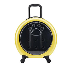 Portable Cat Carrying Bags Large Capacity Pet Carriers Backpack Travel Cats Carry Handbag with Wheel Pets Carriers Trolley Case