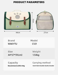 Multifunctional Outdoor Pet Shelter Portable Can Carry Two Shoulders Large Capacity Pet Travel Backpack Pet Products Accessories