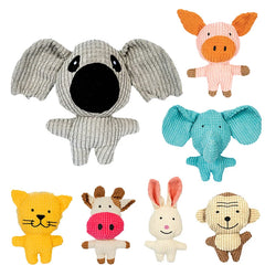 Cute Dog Plush Toys Teething Chew Squeak Dog Toys For Small Medium Breed Cat Bite Resistant Squeaky Juguetes Para Perros Cat Toy
