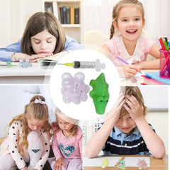 Funny Pimple Popping Toy Blowing Animal Squeeze Anti-stress Pimple Popper Toys Stocking Stuffers Sensory Toys Kids Birthday Gift