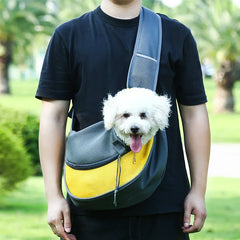 Pet Dog Carrying Bag Sling Carrier Bag Portable Comfortable Breathable Hand Free Shoulder Crossbody Bag for Dogs Accessories