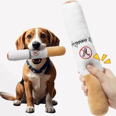 Pet Funny Toys Cigar Big Smoke Plush Sound Squeak Fake Cigarettes Toys Dog Chew Molar Interactive Game Bite Resistant Pet Toy