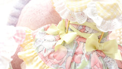 Pet Dresses for Small Dogs Female Dog Luxury Princess Dog Clothes with Bow Lace Ruffles Pink Cute Puppy Skirt for Yorkie Maltese