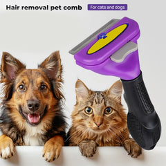 Pet Grooming Brush Pet Hair Removal Comb Cat Dog Hair Remover Brush Grooming Tool Dog Cat Hair Cleaning Combs Brush Pet Supplies