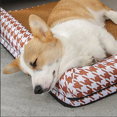 The Cat and Dog House Uses Large Straw MATS, Cat Beds, Ice Beds, Semi-disassembled and Washed Bamboo Mat MATS Pet Ice Pad