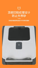 Extra Large Enclosed Cat Litter Box Top Entry Litter Tray with Drawer Design Anti Splash Hooded Toilet with Odor Sealing