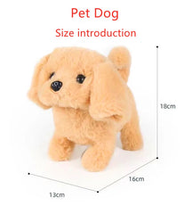 Baby Toy Dogs That Walks and Barks Tail Wagging Plush Interactive Electronic Pets Puppy  Montessori Toys for Girls Toddlers Kids