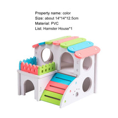 Small Pets House Safe Small Animal Hideout House Creative Hamster Toy Hamster House