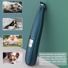 Pet Grooming Kit Dog Cat Paw Hair Clipper Trimmer LED Professional Dog Shaver Cutters Nail Grinding Machine Tools Supplies 2021