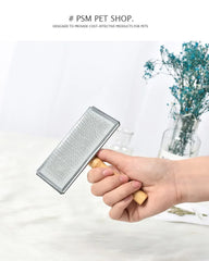 Pet Cat and Dog Grooming Supplies: Hair Remover Brush, Wood Combs, Flea Comb for Shedding