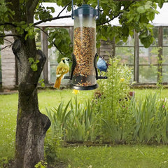 Wild Bird Seed Feeder Multiple Holes Bird Feeder Pet Bird Feeder Hanging Garden Paddock Bird Feeding Tool Outdoor Decoration