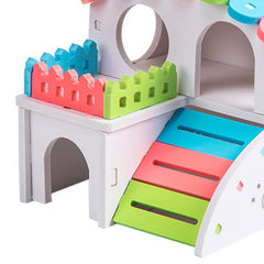 Small Pets House Safe Small Animal Hideout House Creative Hamster Toy Hamster House