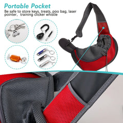 Pet Cat Dog Carrier Backpack Travel Tote Shoulder Bags Mesh Sling Carry Pack Pet Carrying Supplies Crossbody Shoulder Bag