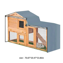Chicken Coop Cover For Winter Outdoor Waterproof Dustproof Pet Cages To Protect Small Animals Reliable Triangle Cat Accessories