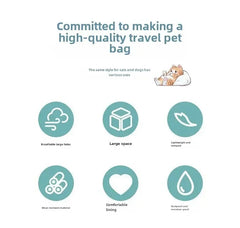 Pet Outing Portable Cat Dogs Handbag Summer Breathable Carrier Travel Puppy Kitten Single Shoulder Bag Pet Carrying Bag Supplie