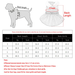 Pet Dog Dresses for Small Dogs Cat Christmas Party Red Princess Skirt Puppy Xmas Dress Chihuahua Yorkies Pug Poodle Costume
