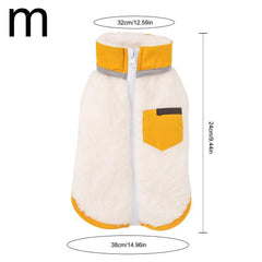 Pet Dog Clothes Autumn Winter Warm Fleece Vest Jacket For Small Medium Dogs Chihuahua French Bulldog Pug Clothing Coat