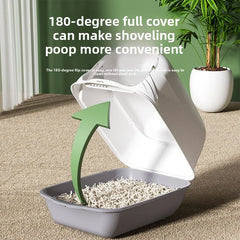 Cat Litter Box Wholesale Full Enclosure Anti-Splash Extra Large Cat Toilet Pet Supplies