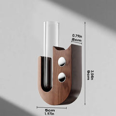 Cat Whisker Collector Pet Dogs Hair Preservation Glass Vase Pet Hair Beard Collector Fridge Magnets Pets Souvenir Gift