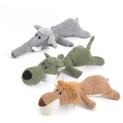 Plush Cartoon Puppy Dog Toys Pet Chew Squeak Toys Small Dogs Teeth Grinding Bite Interesting Cute and Highly Elastic Pet Toys