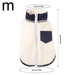 Pet Dog Clothes Autumn Winter Warm Fleece Vest Jacket For Small Medium Dogs Chihuahua French Bulldog Pug Clothing Coat