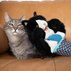 Cat Puppet Wrestler Wrestling Glove With Sturdy Padding Soft Plush Cat Wrestle Toy Animal Hand Glove Interactive Play Cat Toys