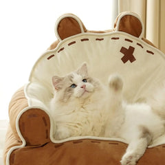 Pet Sofa Playing Fashion Home Decoration Kitten Warm Pet House Dog Sofa Nest Cat Bed for Pet Small Medium Dogs Cats Home Indoor