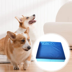 Pet Swimming Pool Foldable Cat Dog Toy Pool Outdoor Portable Non-slip Summer Swimming Pool Pet Cleaning Water Basin Pet Supplies