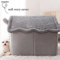 Pet Folding House Winter Kennel for Small Medium Dogs And Cats