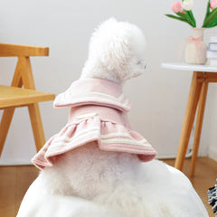 Pet Dress, Dog Cat Fur Coat, Autumn and Winter Warm Princess Dress Cute Thick Dress Dog Dresses for Small Dogs Puppy