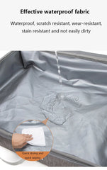 1PC Pet Litter Box, Extra Large, Splash Proof, Waterproof, Portable, Foldable, And Mobile For Outdoor Use