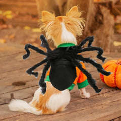 Spider Costume For Dogs Cosplay Outfit Props Halloween Dress Up Clothes Halloween Party Costume Dress Up Props For Cats Puppies