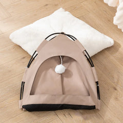 Pet Nest Tent Semi Closed Foldable Outdoor Pet Supplies Breathable Tent Pet Summer Cooling Warm Pads Pet Decoration Supplies