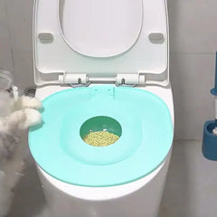 Cat Toilet Trainer Sand Box Cat Trainer Reusable Urinal Seat Potty Cat Hygiene Trainer For Pet Care Train Your Cat To Use The