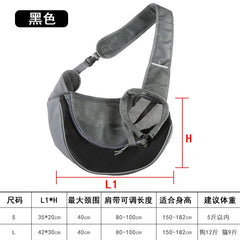 Pet Dog Carrying Bag Sling Carrier Bag Portable Comfortable Breathable Hand Free Shoulder Crossbody Bag for Dogs Accessories