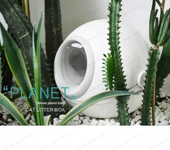 Fully Enclosed Odor-isolating Cat Litter Box Splash-proof Large Cat Toilet Cat Supplies Cat Litter Tray with Shovel