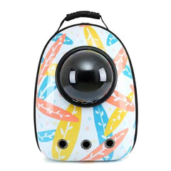 PET carrying bag Spacecraft pet backpack Large capacity cat bag Outgoing bag, portable pet backpack  Breathable pet backpack
